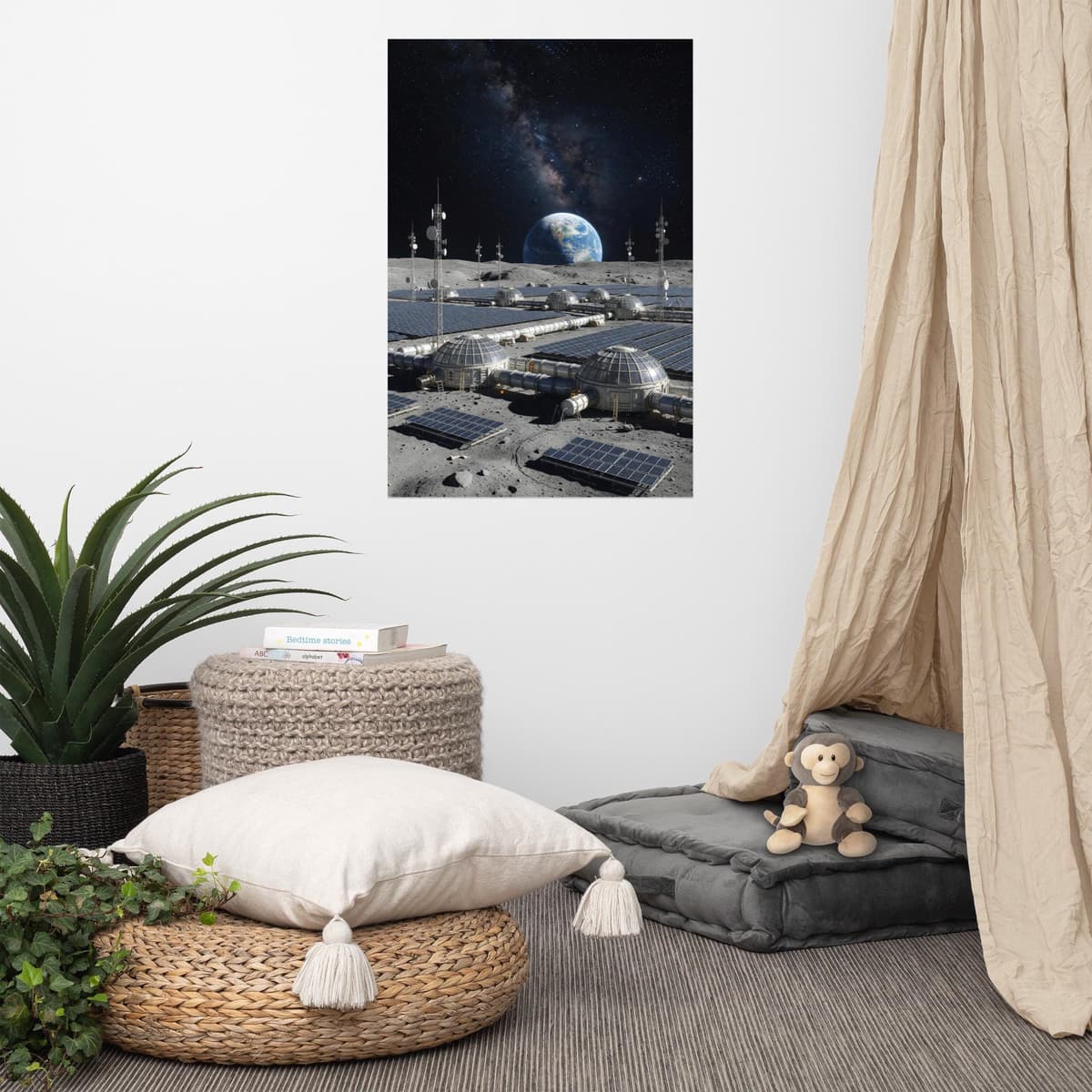 Moon Base Poster