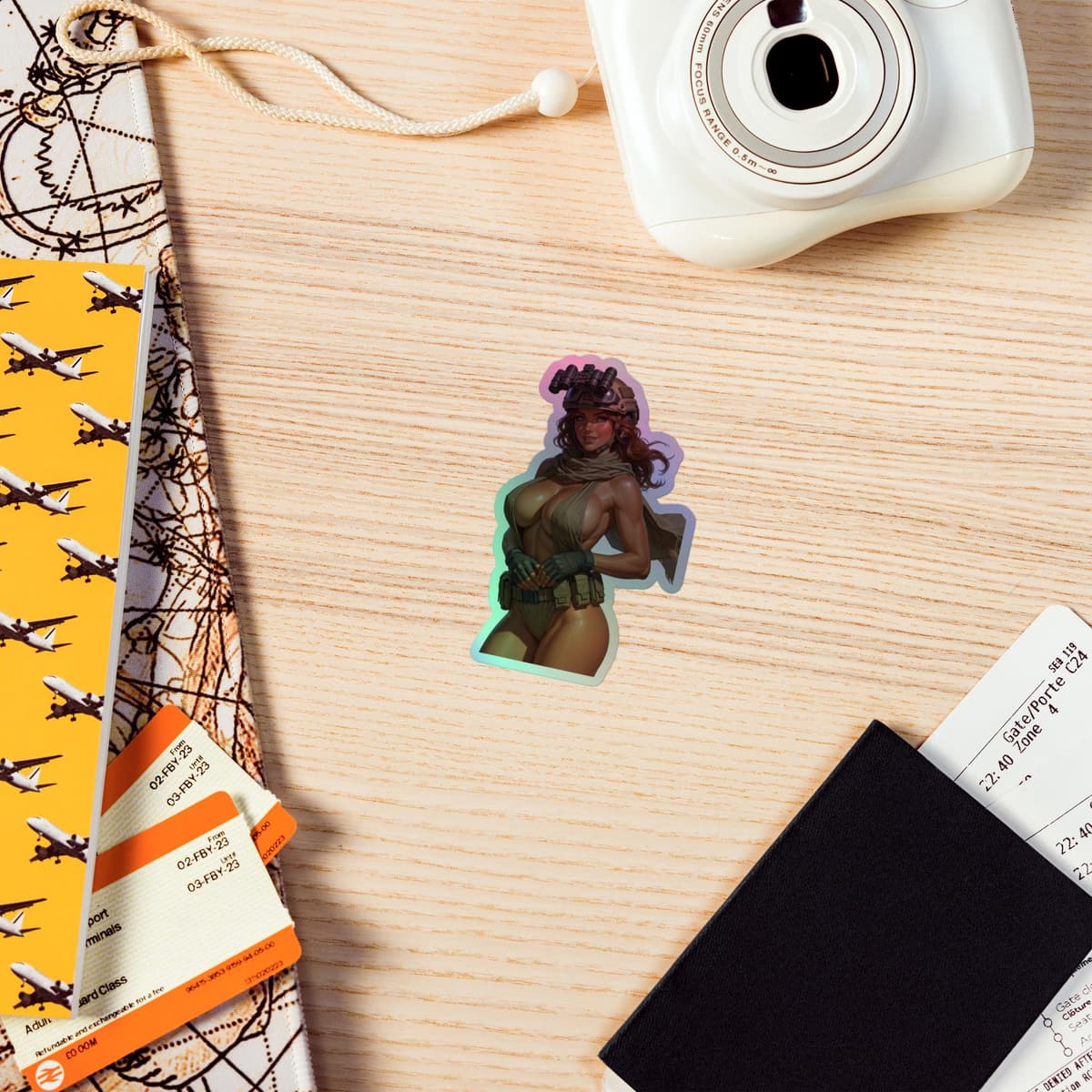 Autumn Holographic stickers