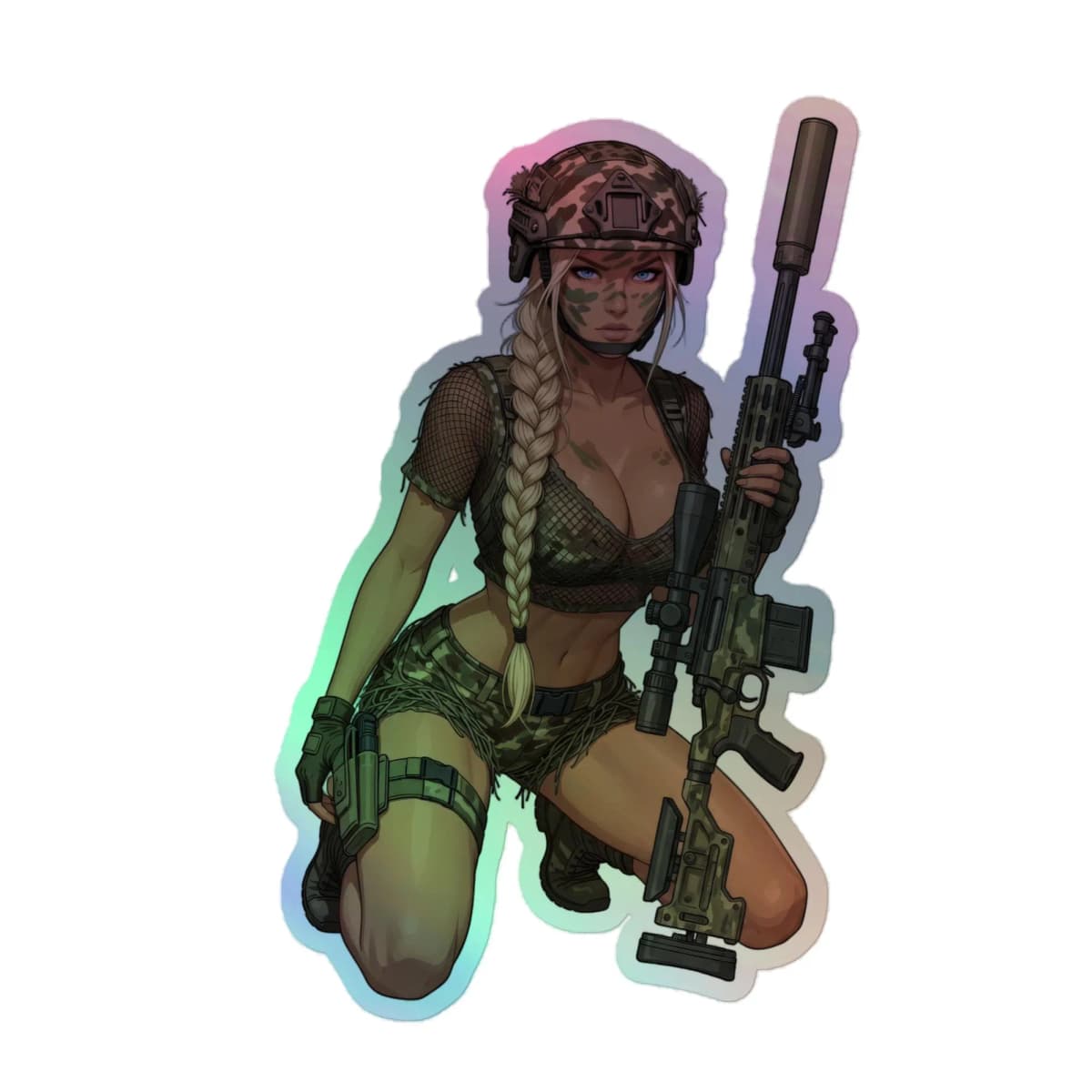 Valkrie Sniper Holographic stickers