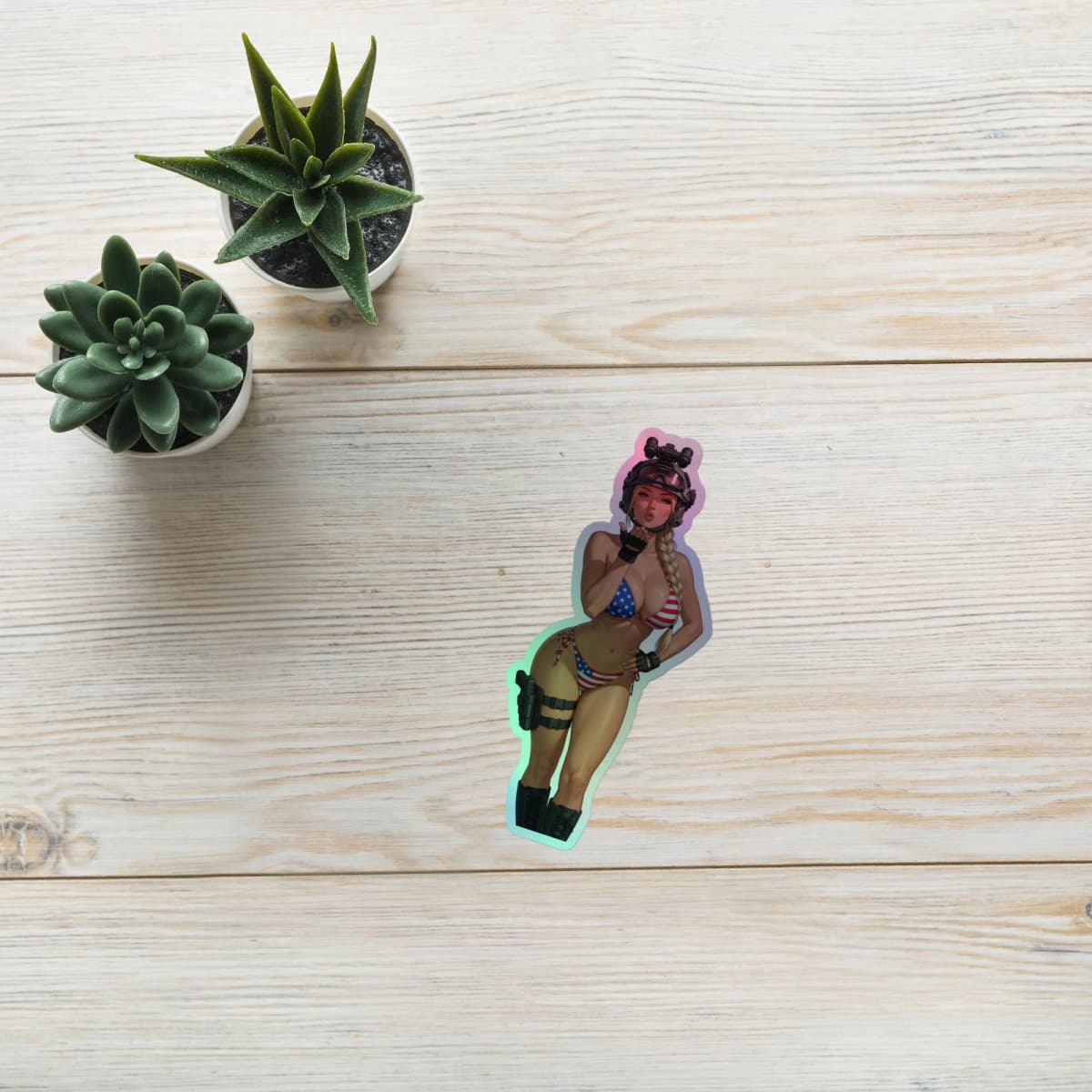 Valkyrie Kiss Holographic stickers