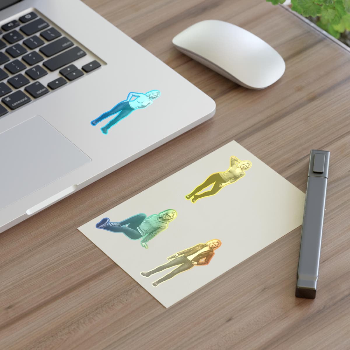 Survivor Girl Holographic Sticker Pack | RE9 Horror Vinyl Decals