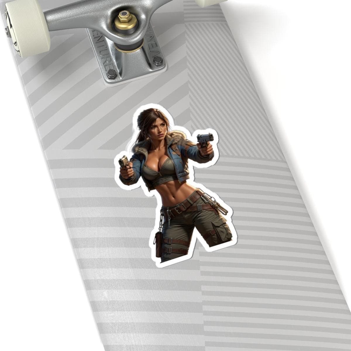 Explorer Dual Pistol Sticker | Treasure Hunter Vinyl Decal
