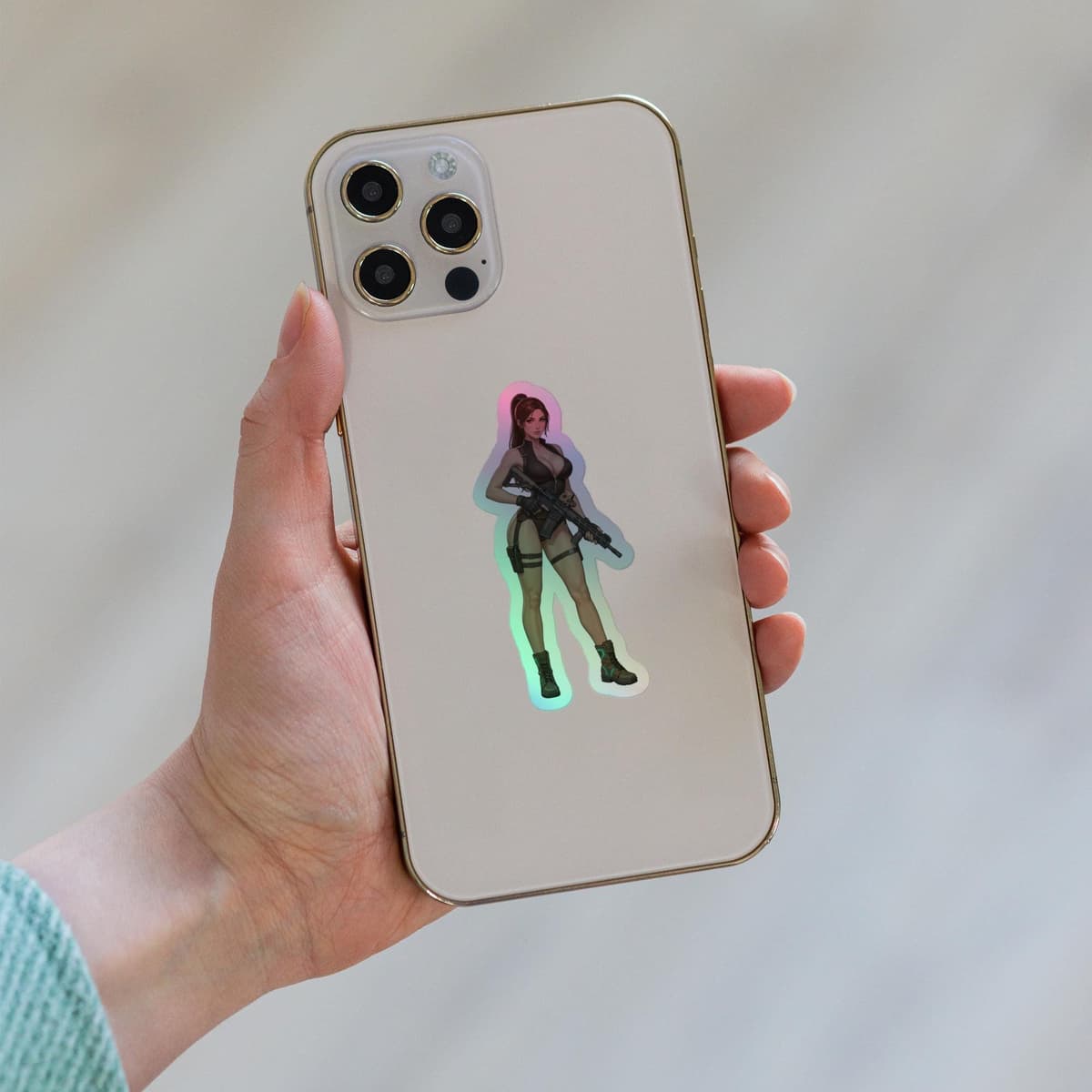 Lara Ar15 Holographic stickers