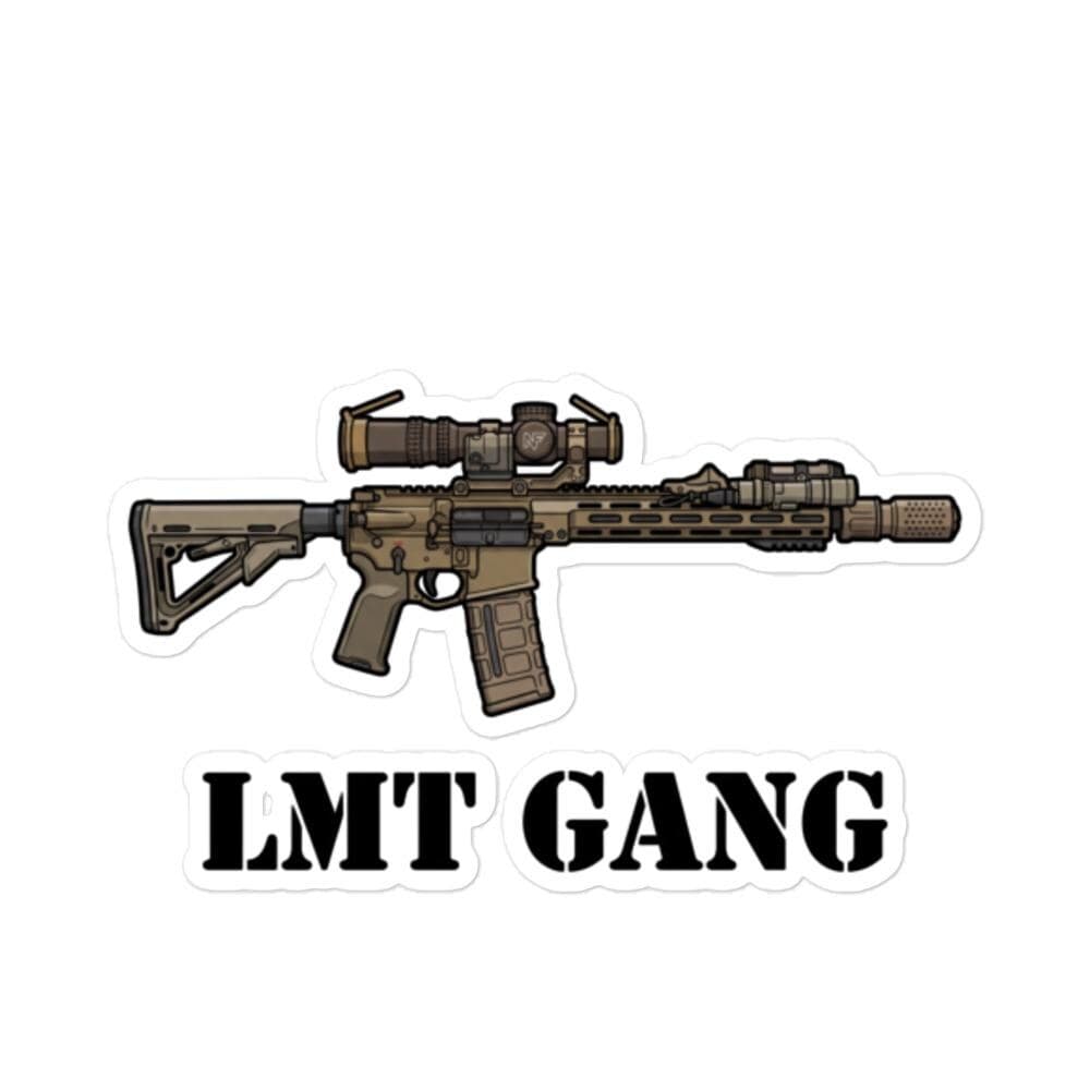 LMT Gang Gun AR15 Sticker