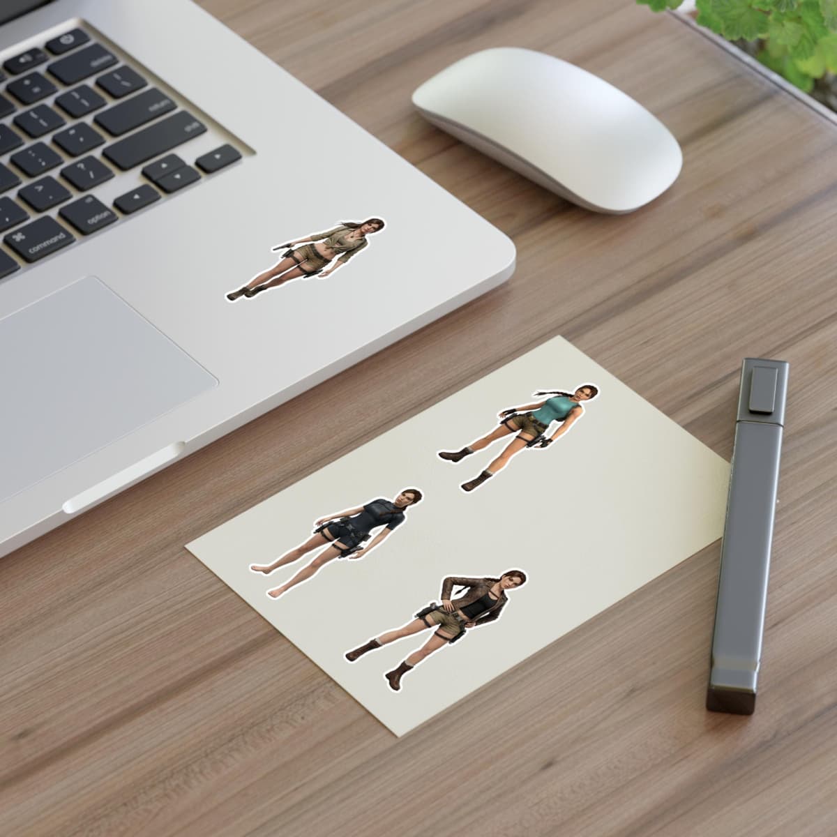 Explorer Iconic Outfits Holographic Sticker Sheet | Treasure Hunter Vinyl Decal Pack