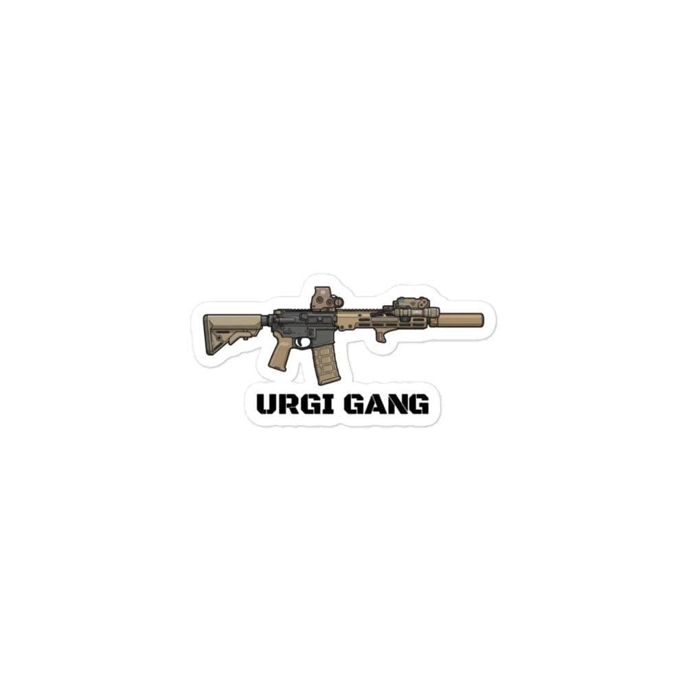 URGI Gang AR15 Gun Sticker