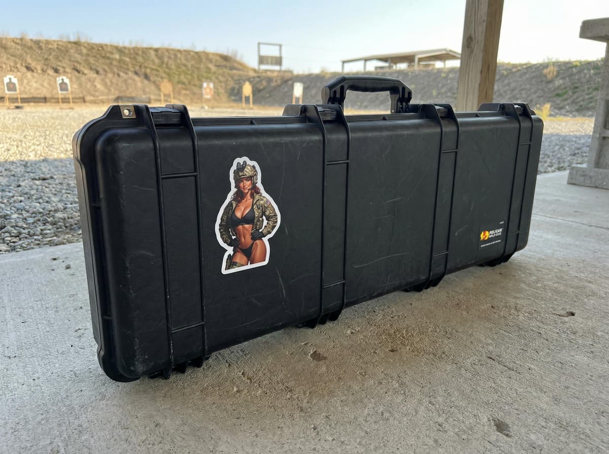 Tactical Girl Camo Bikini Sticker | Special Forces Operator Vinyl Decal (Kiss Cut)