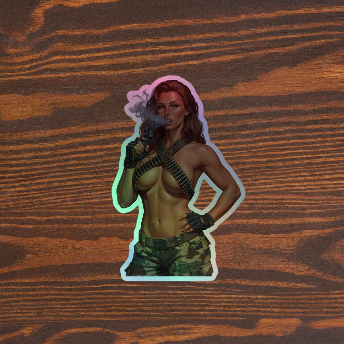 Mara Revolver Holographic stickers