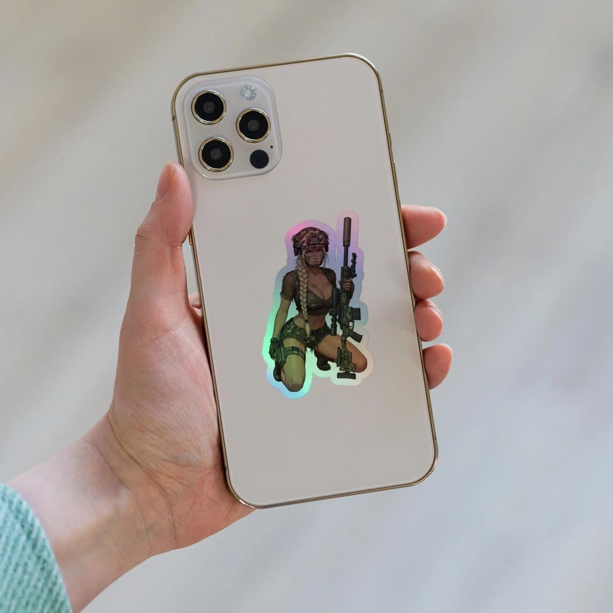 Valkrie Sniper Holographic stickers