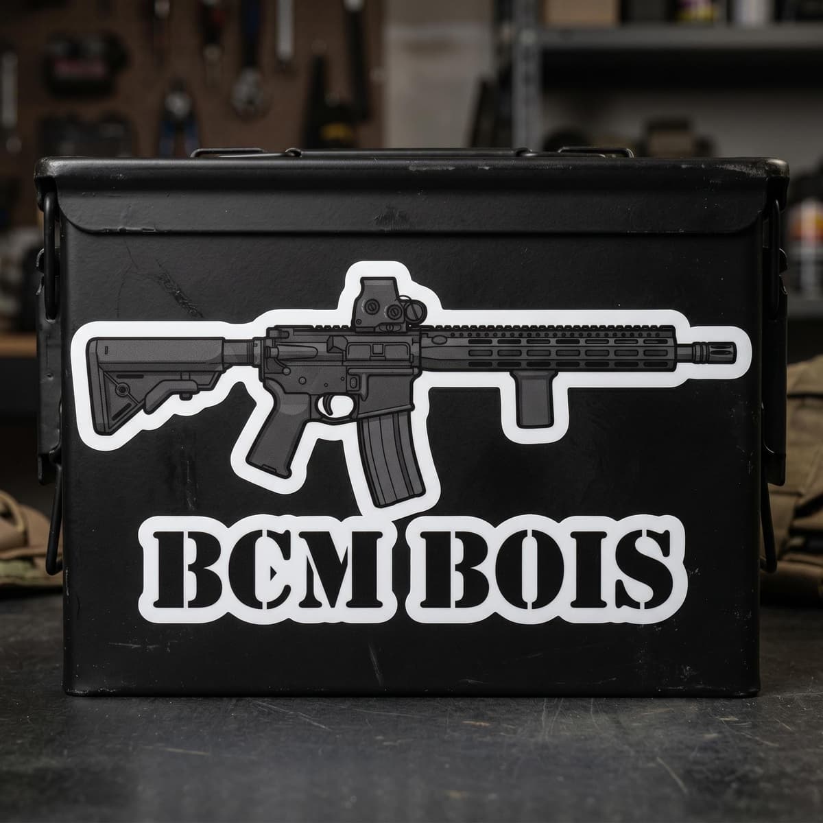 BCM Bois AR-15 Sticker | Bravo Company Tactical Rifle Gun Meme Decal