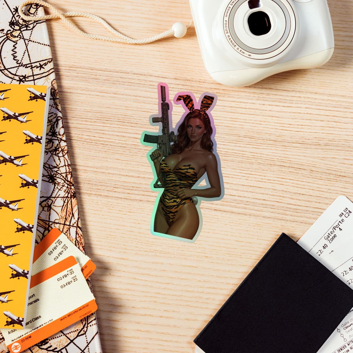 Autumn Holographic stickers