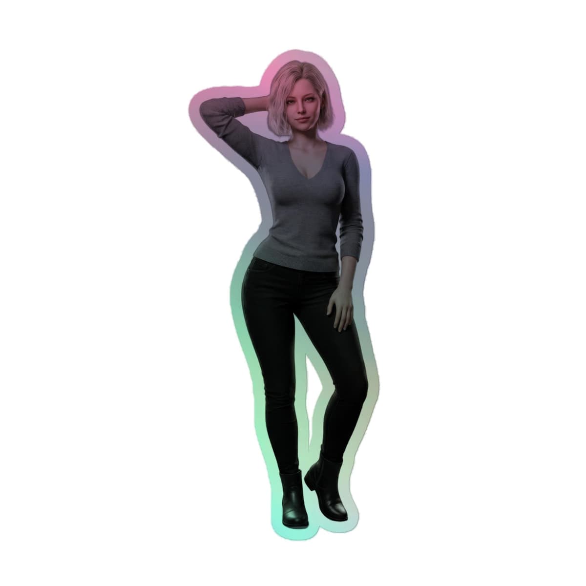Grace Holographic stickers