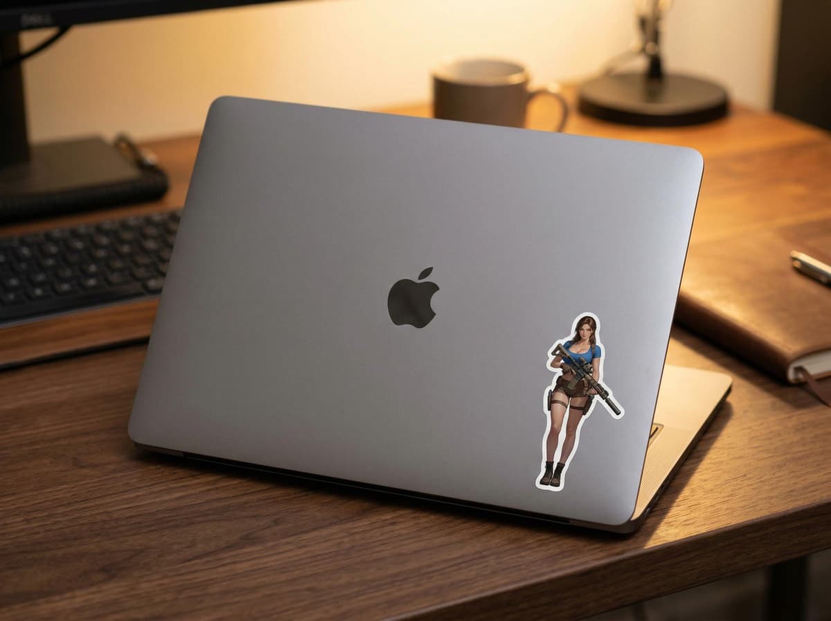 Treasure Hunter Carbine Sticker | Tactical Archaeologist Vinyl Decal (Kiss Cut)