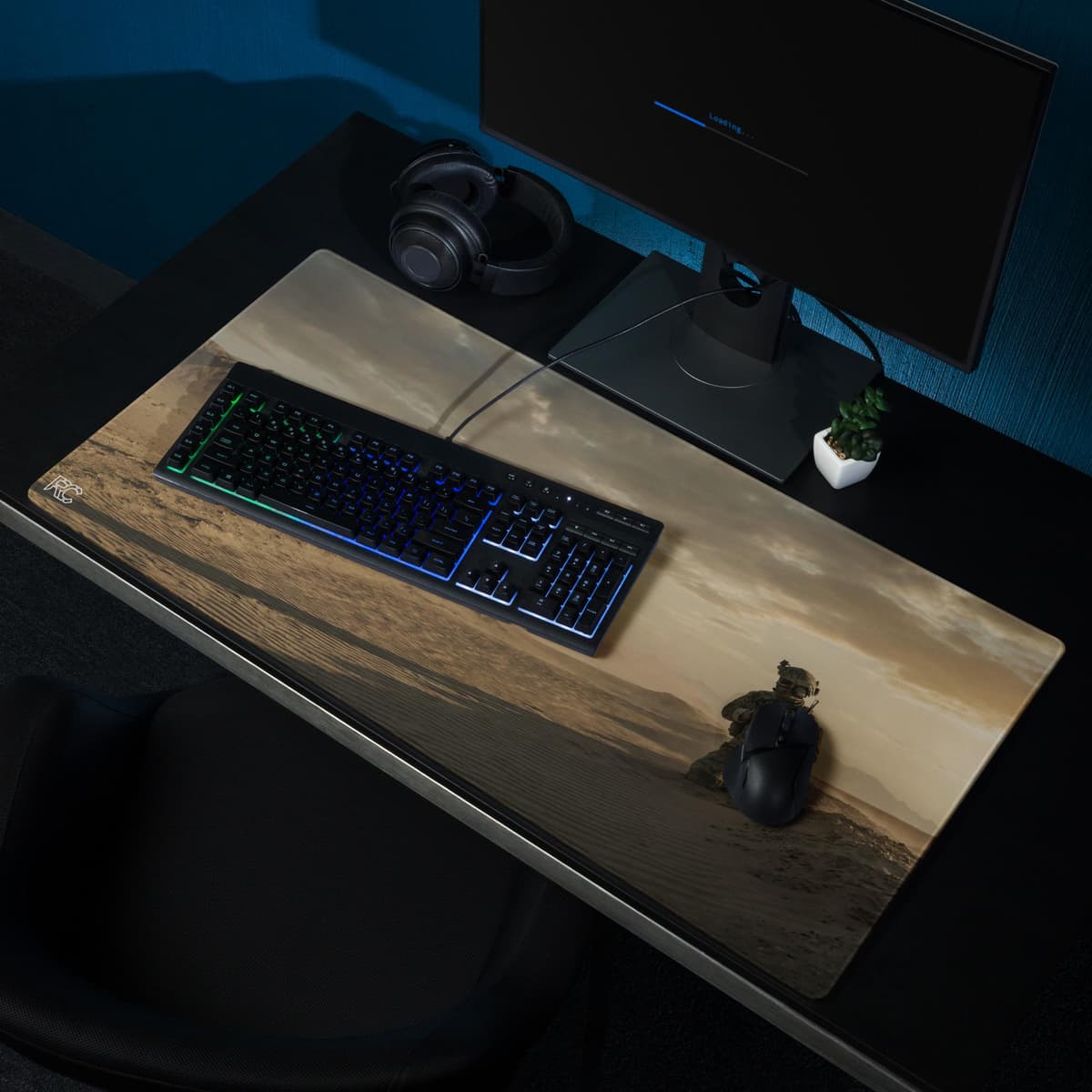 Desert Soldier Gaming mouse pad