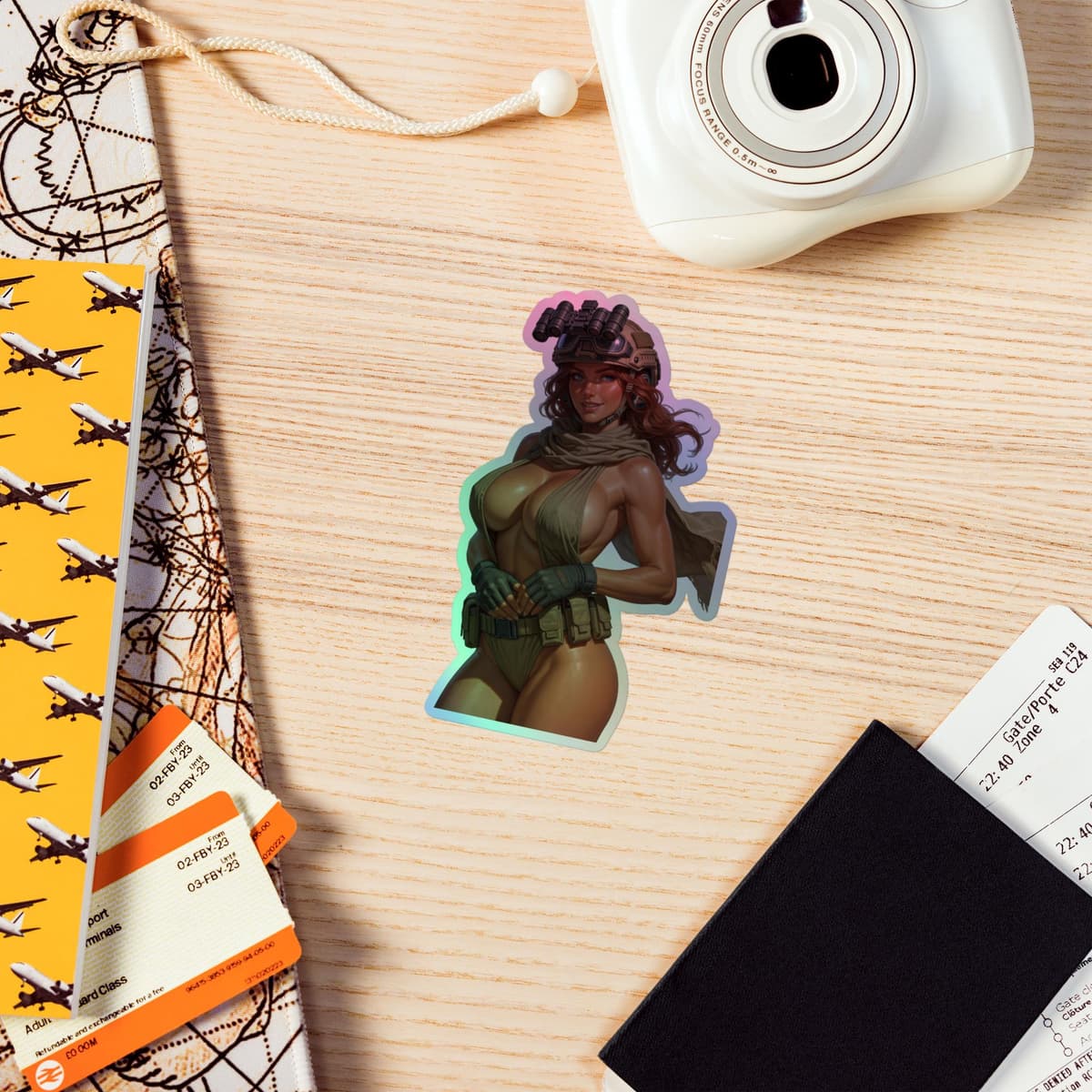 Autumn Holographic stickers