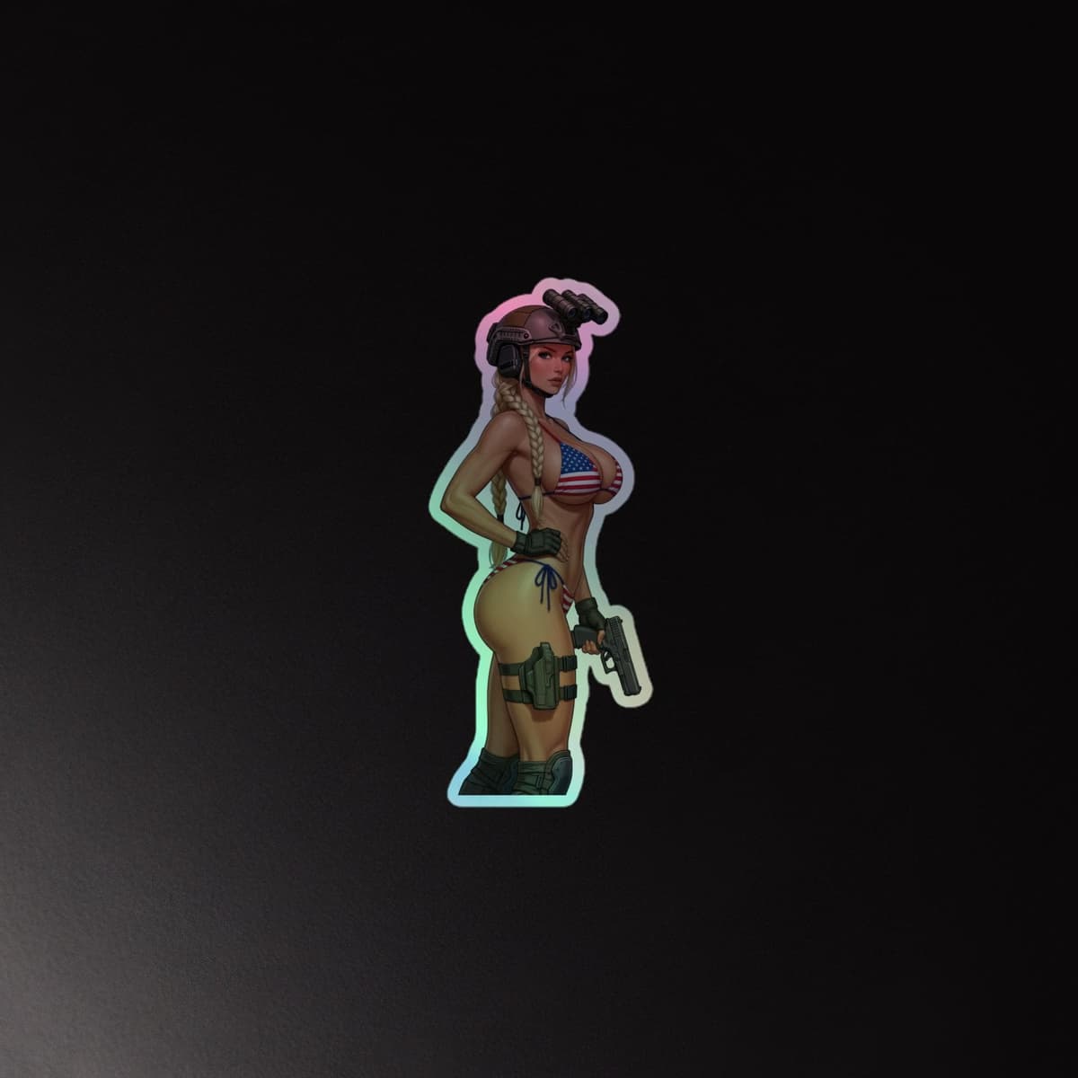 Valkrie Side Holographic stickers
