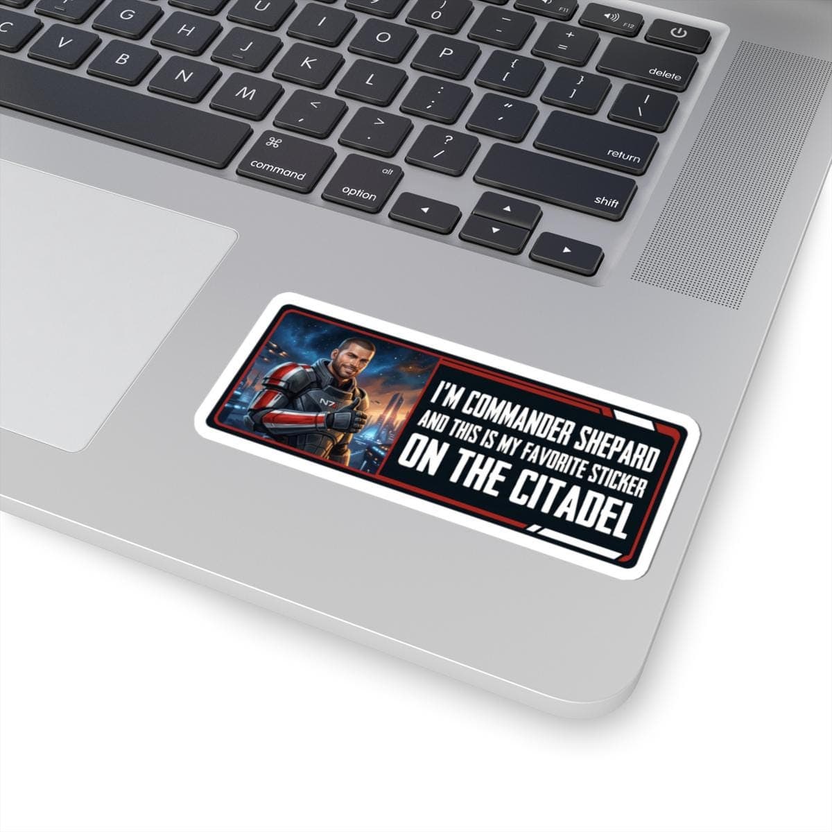 My Favorite Sticker On The Citadel | Shepard Meme Vinyl Decal, Sci-Fi Gamer Gift