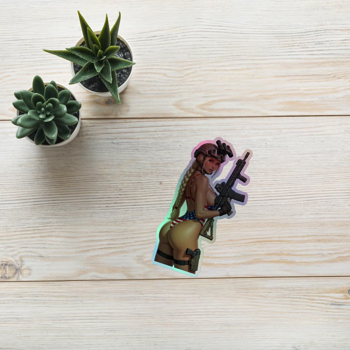 Valkrie AR15 Side Holographic stickers