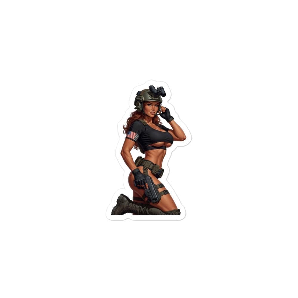 Mamba Operator Crop Top Pin Up Kiss Cut