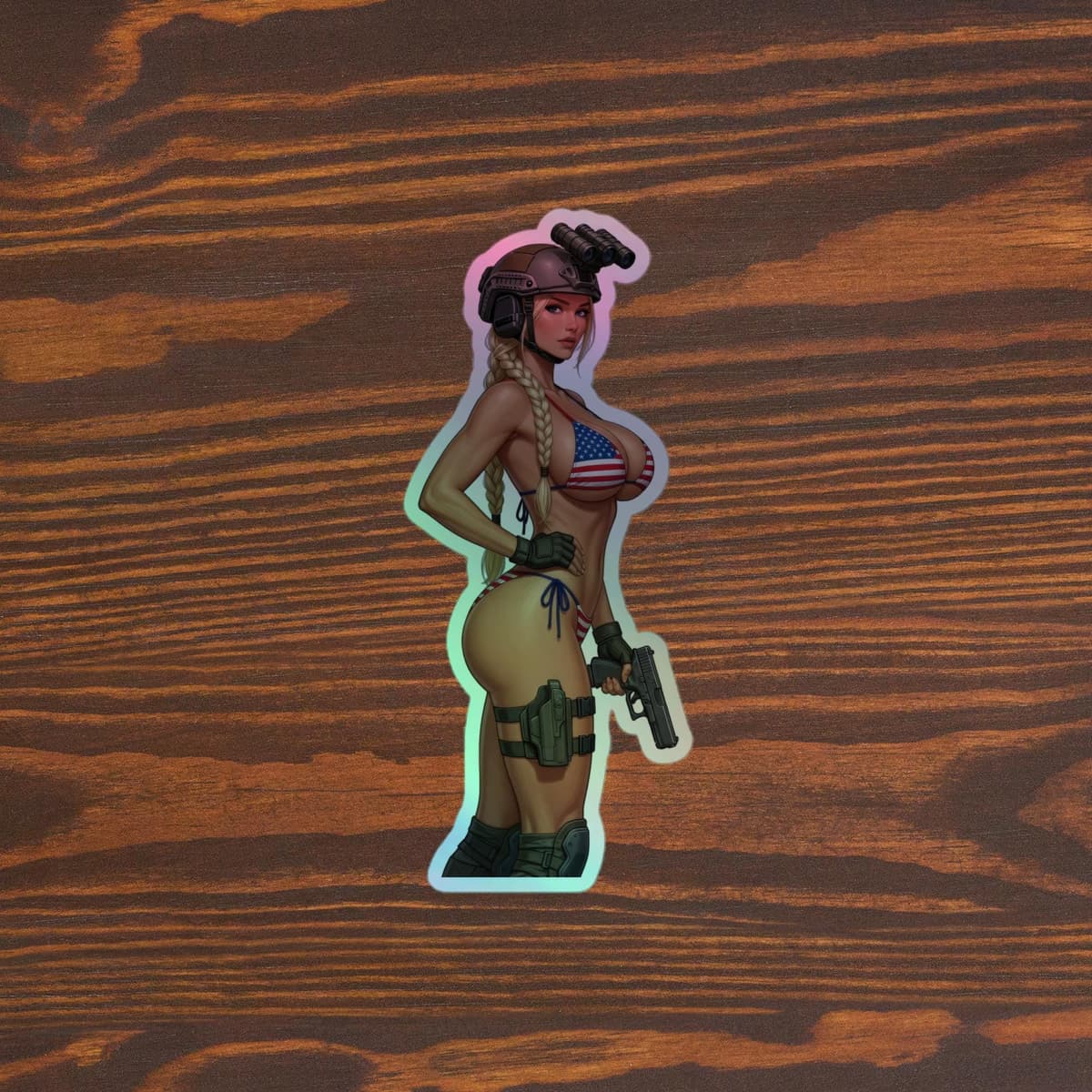 Valkrie Side Holographic stickers