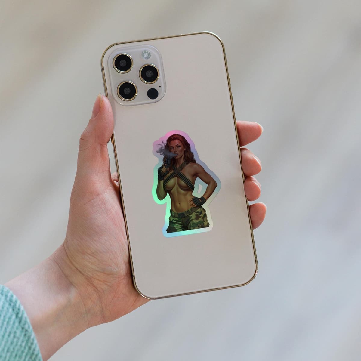Mara Revolver Holographic stickers