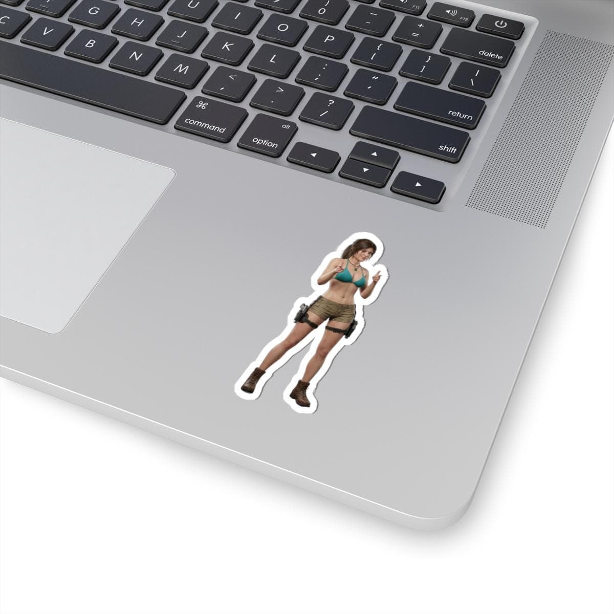 Explorer Bikini Finger Guns Sticker | Treasure Hunter Vinyl Decal