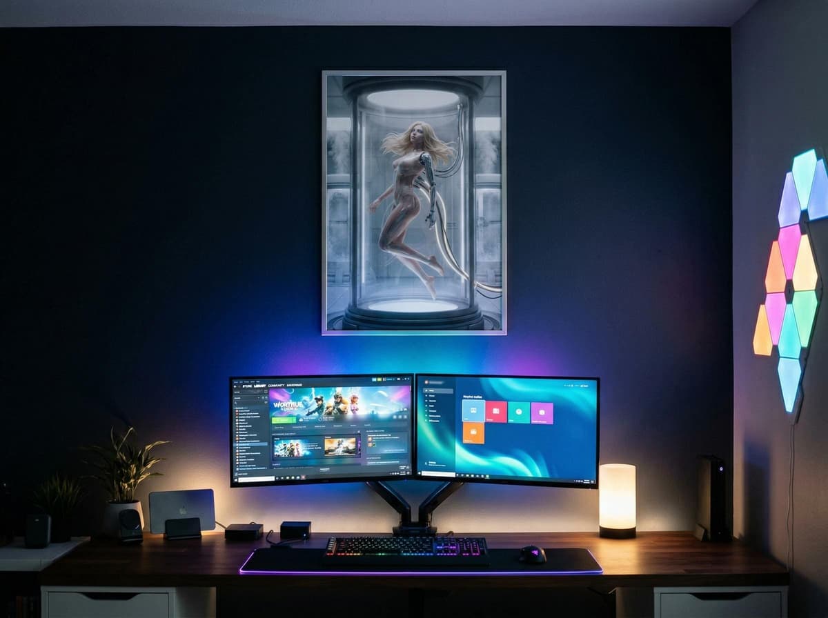 Android Chrysalis Poster | Sci-Fi Suspension Pod Wall Art (Matte Print)