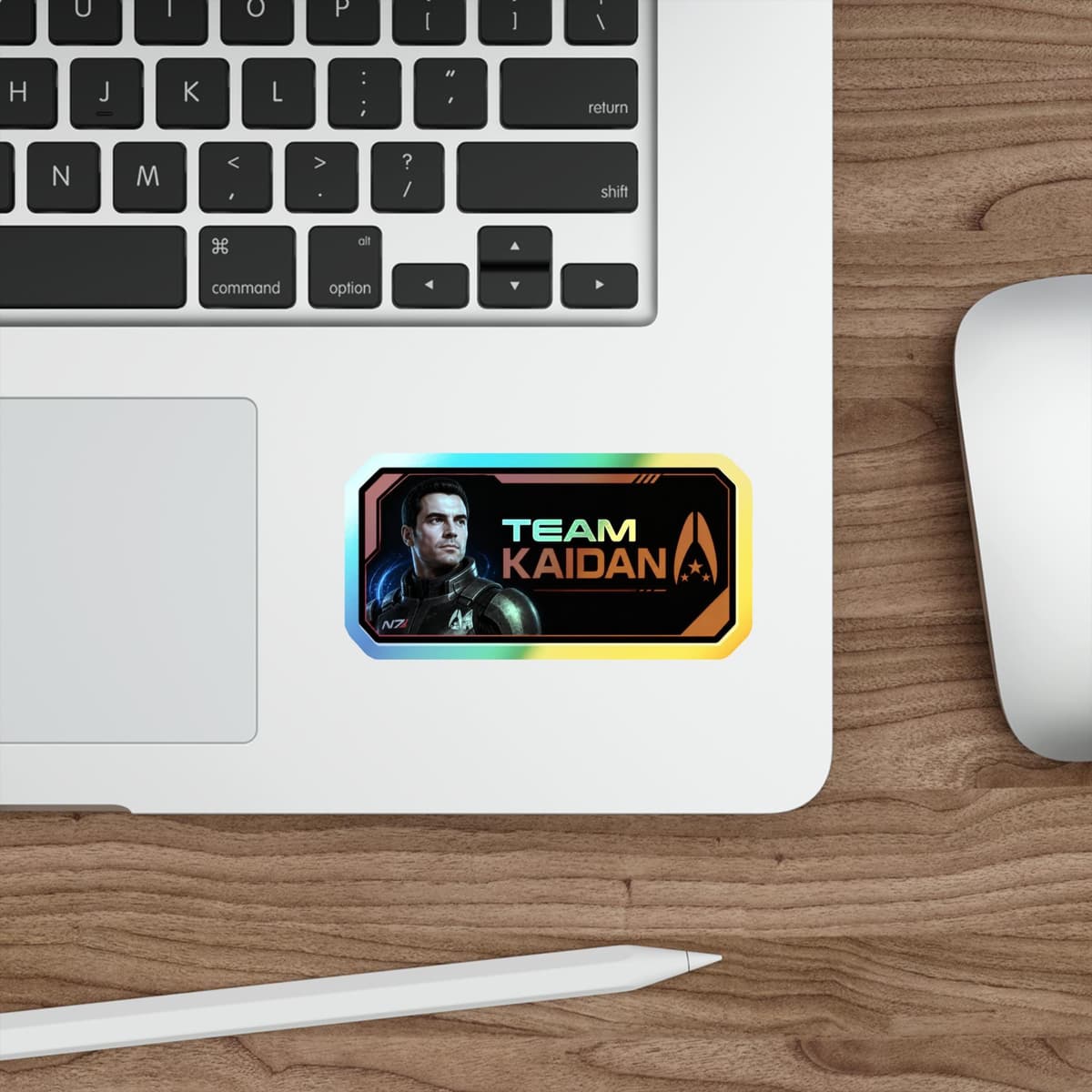 Team Kaidan Holographic Sticker | N7 Squadmate Sci-Fi Vinyl Decal