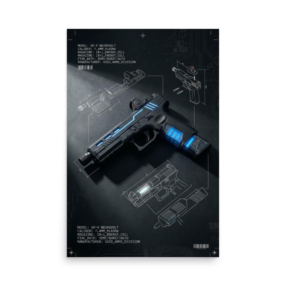 Sci-Fi Glock Poster
