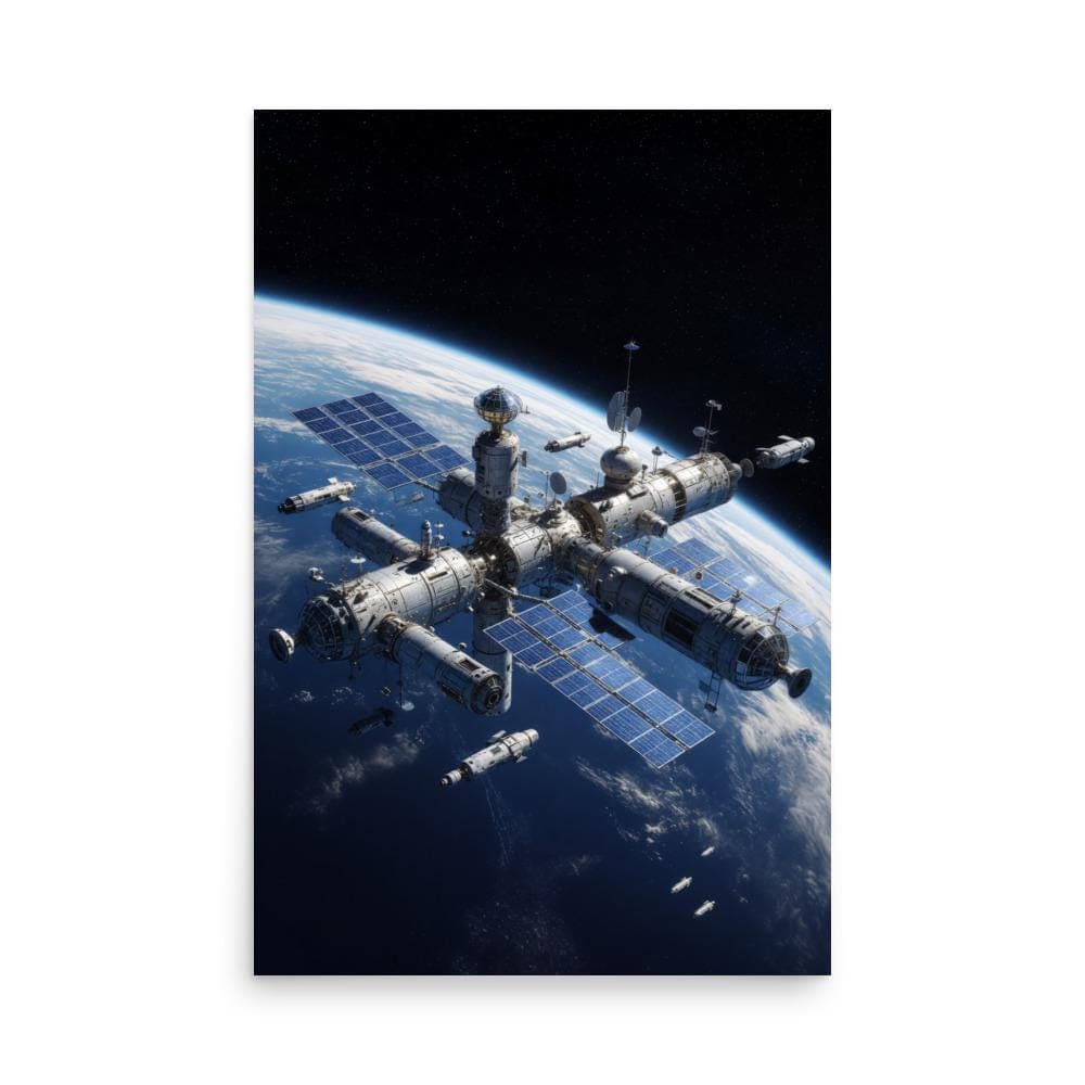 Space Station Poster