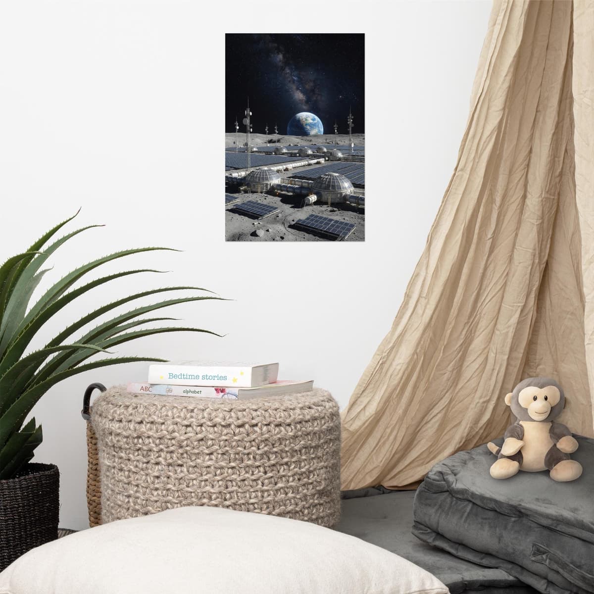 Moon Base Poster