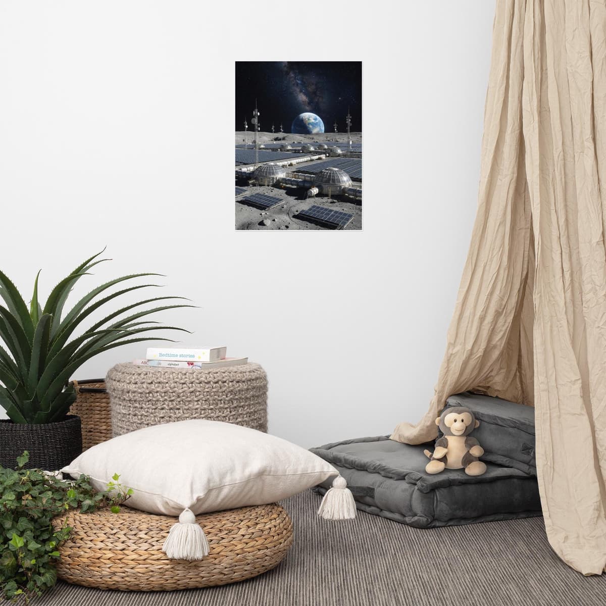 Moon Base Poster
