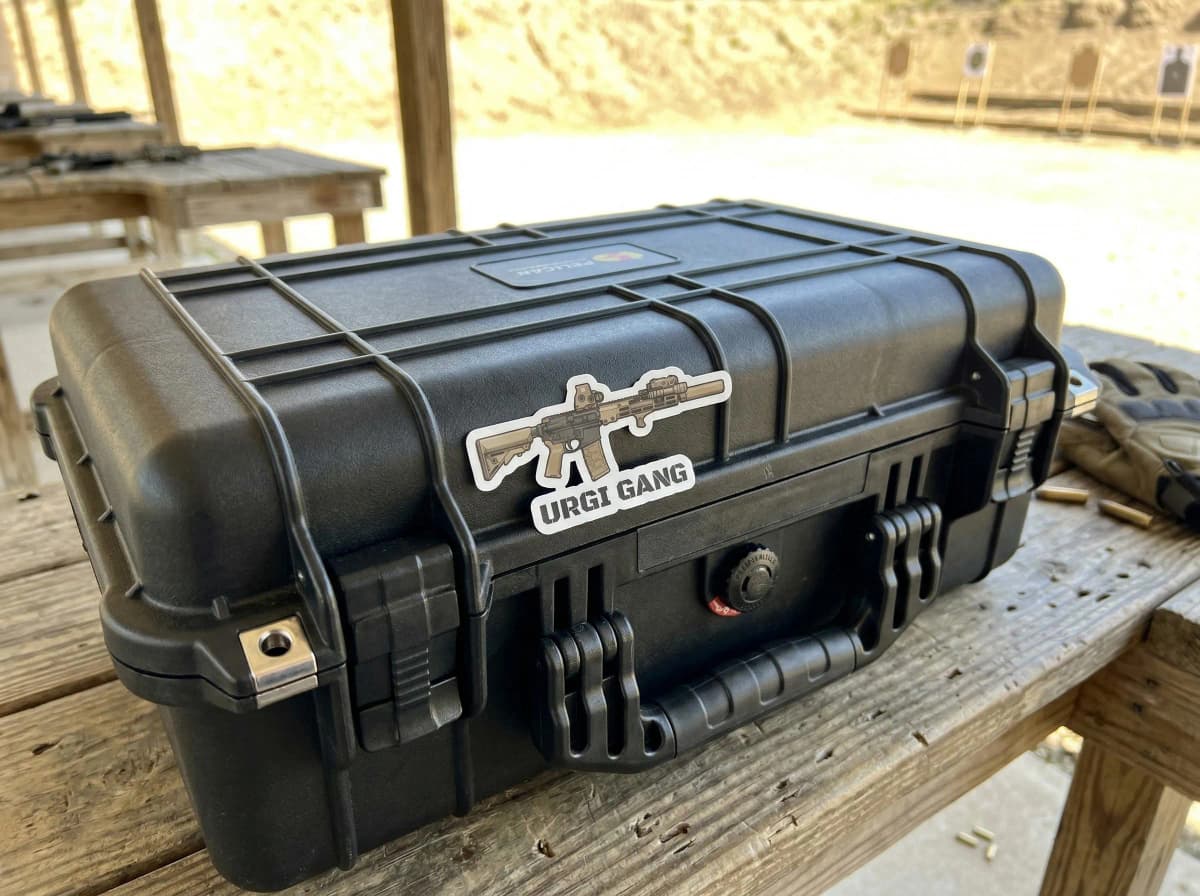 URGI Gang AR15 Gun Sticker | SOPMOD Block Tactical Rifle Vinyl Decal for Laptop & Range Bag