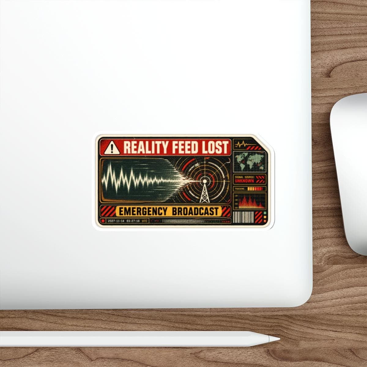 Reality Feed Lost Sticker | Analog Sci-Fi Vinyl Decal