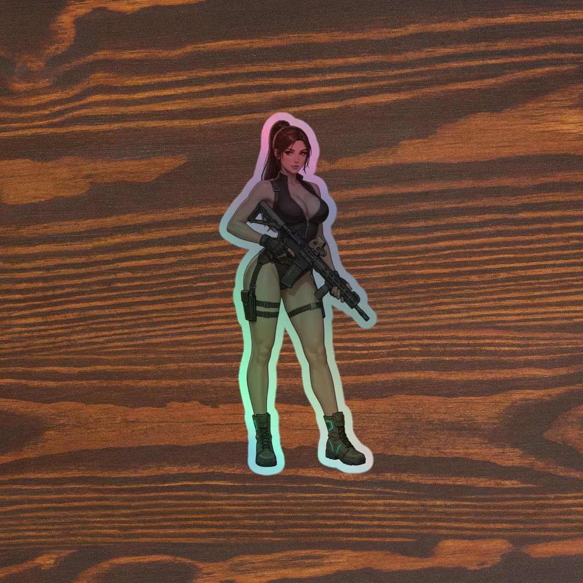 Lara Ar15 Holographic stickers