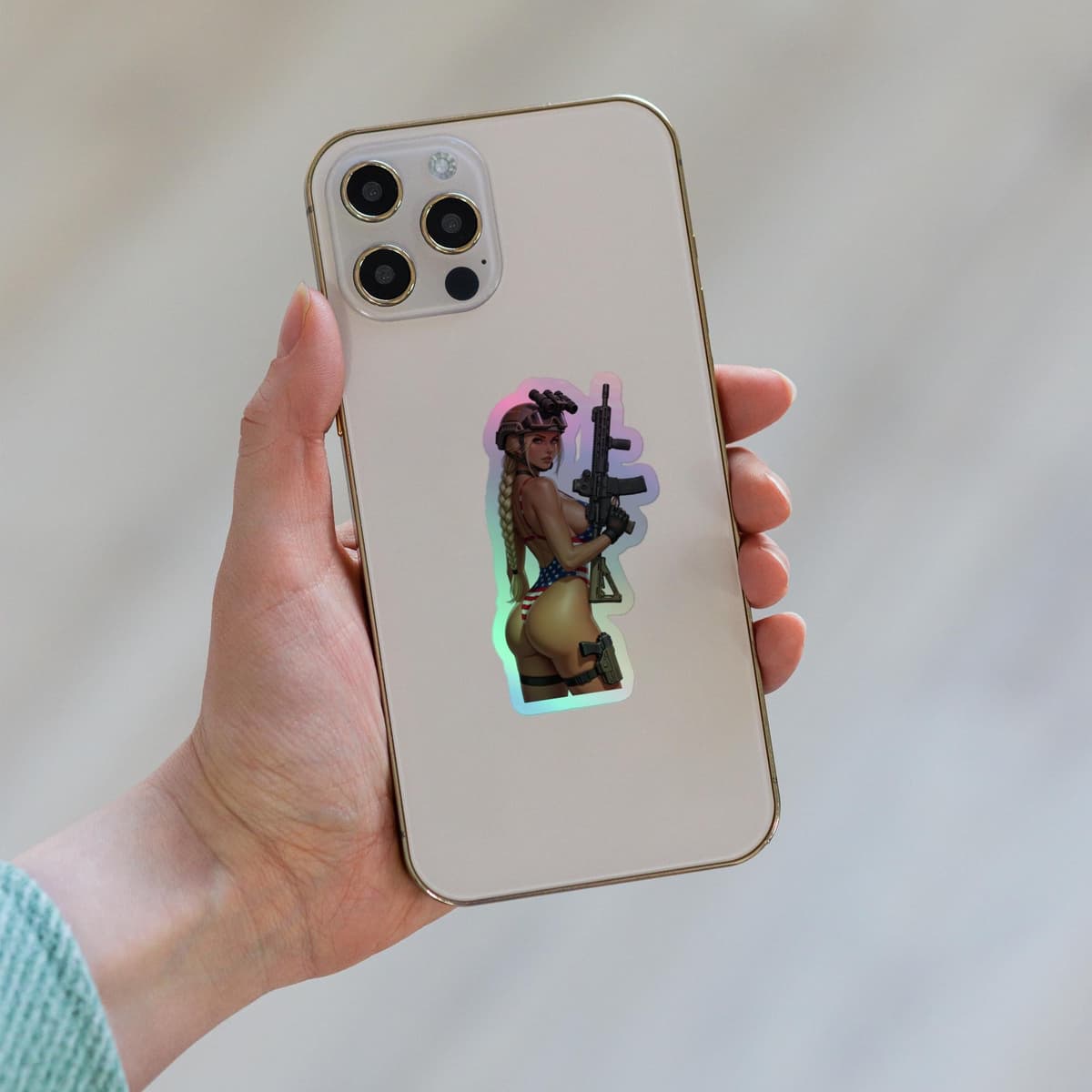 Valkrie AR15 Side Holographic stickers