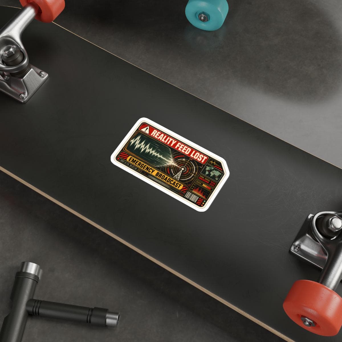 Reality Feed Lost Sticker | Analog Sci-Fi Vinyl Decal