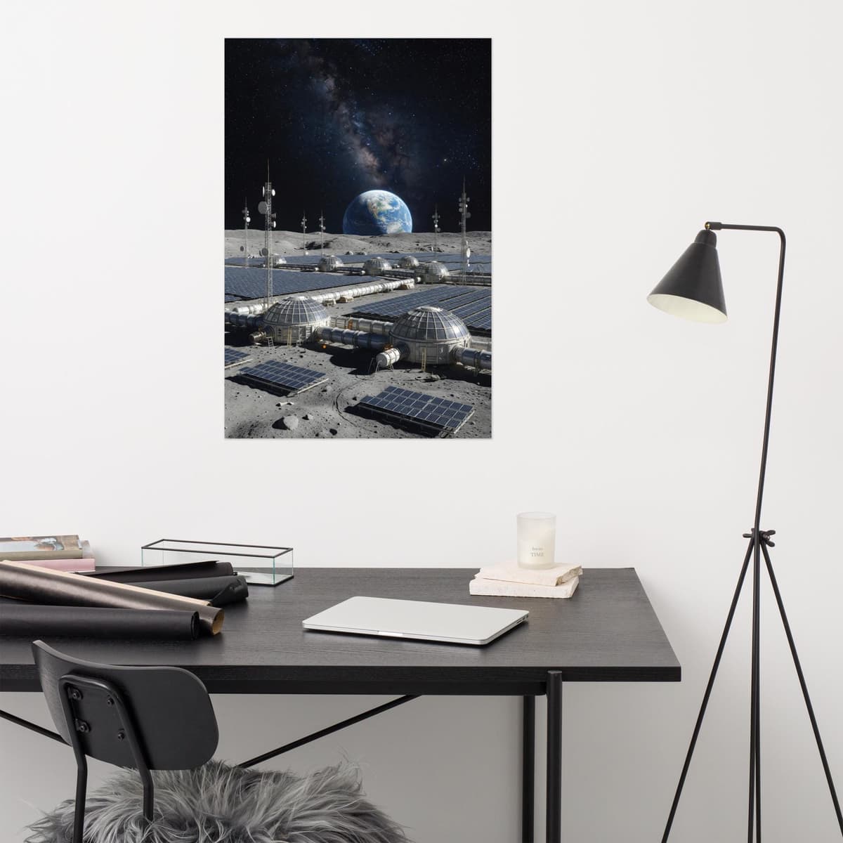 Moon Base Poster
