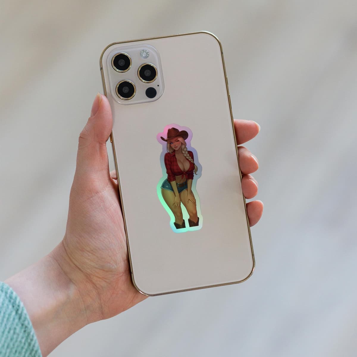 Valkrie Daisy Dukes Holographic stickers
