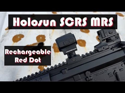 Rechargeable Red Dot ?! - Holosun SCRS MRS