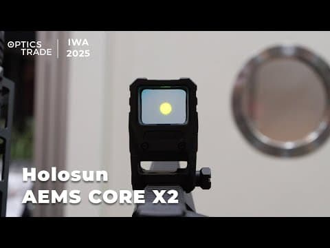 Holosun AEMS CORE X2 Red Dot Sight | IWA 2025 Report