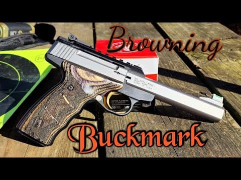 Browning Buckmark Review &amp; Shoot - I'm in Love 😍 - Plus Stainless UDX -