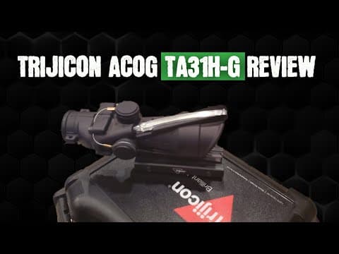Trijicon ACOG TA31H-G 4x32 Scope Review | Best In Glass!