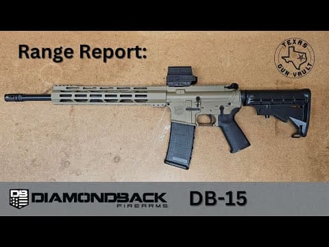 Range Report: Diamondback DB-15 (Sometimes you get what you pay for)