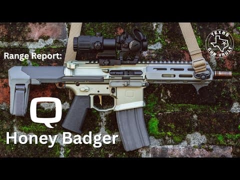 Range Report: Q Honey Badger (300 Blackout Pistol)