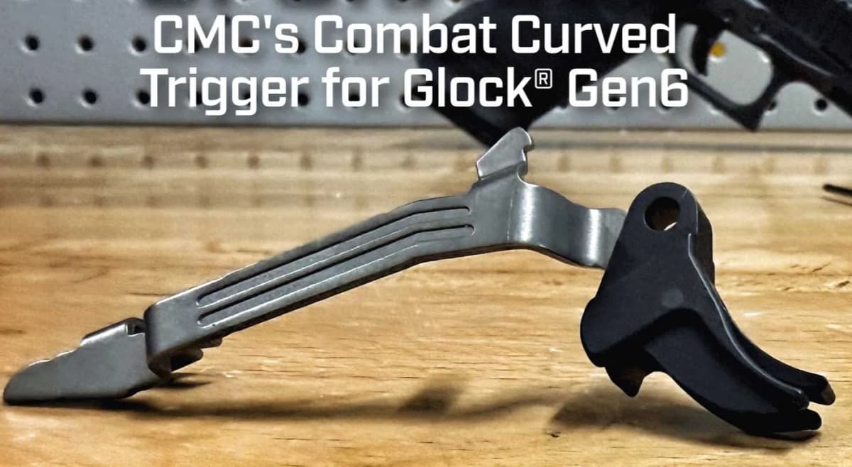 CMC Gen 6 Glock Trigger Ships: Flat Drop-In for G17, G19, G45