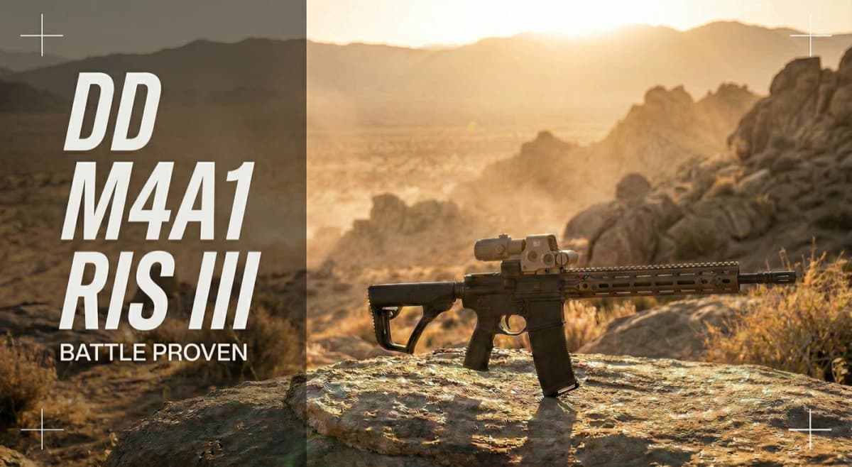 Daniel Defense M4A1 RIS III: Sub-MOA Accuracy, Combat Pedigree & 20K+ Round Barrel Life header image
