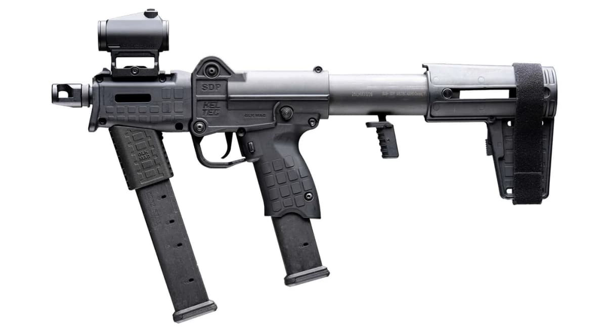 KelTec SUB-SDP Nub Sub: 9mm Folding Braced Pistol, $599