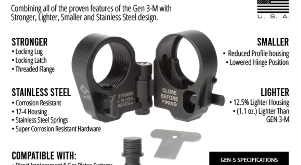 Law Tactical GEN-S: Stainless Steel Folding Adapter at SHOT Show 2026