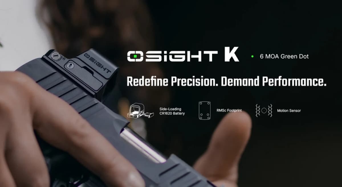 Osight K Green: Sub-$170 6 MOA RMSc Green Dot Sight